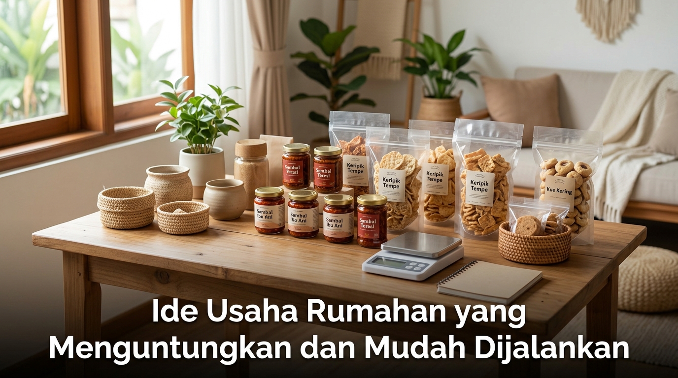 Ide Usaha Rumahan yang Menguntungkan dan Mudah Dijalankan